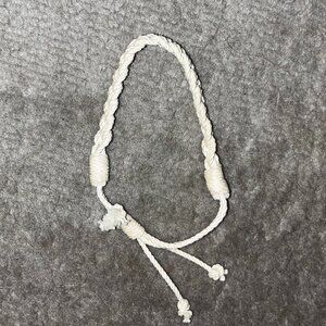 adjustable/removable braided rope bracelet